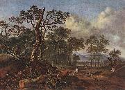 WYNANTS, Jan Road beside the Forest w Germany oil painting reproduction